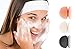 AECHOO Natural Konjac Puff Sponge 3 Pack Facial Scrub Brushes Buffer for Daily Face Cleansing Gentle Help Sensitive and Oily Skin Remove Makeup (Bamboo Charcoal, 100% Pure Konjac, Chamomile)