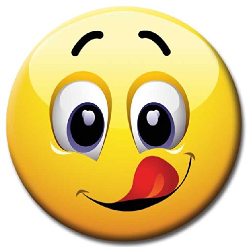 Smileys – Kühlschrankmagnete – Gute Laune Magnete 6er-Set Ø 5 cm – Emoticons Magnete Emojis für Magnettafel Whiteboard Memotafel - 4