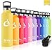 Produktbild Grsta Sport Trinkflasche Edelstahl - 750ml/26oz-Hellgelb- Vakuum Isolierte Wasserflasche, BPA Frei Auslaufsicher Sportflasche, Thermosflasche für Kinder, Kleinkinder, Camping, Schule