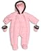 The Essential One - Pink Quilt Baby Pramsuit-3-6 Months EO139