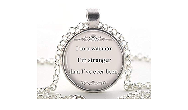 Demi Lovato Warrior Quote Necklace Music Song Lyrics Pendant Motivational Jewellery Gift For Her Amazon Co Uk Kitchen Home He is held aloft on unity, and by history. demi lovato warrior quote necklace