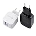 Produktbild CoverKingz Universal USB Netzteil Schnellladegerät 18W Wall Charger QC 3.0 Adapter für Galaxy S10/S9/S8/S7 Note, iPhone XS/Xr/Xs Max/X 8 7 Plus,Huawei P30/P20/P10 P Smart/Mate,usw. schnell Ladegerät