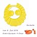 Produktbild Culater® Kinder Baby Verstellbarer Shampoo Schutz Duschhaube Duschkappe Badekappe Ohrschutz Mütze Bath Shower Cap (gelb 2)