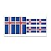 Produktbild Aufkleber-Flagge Island – Z218