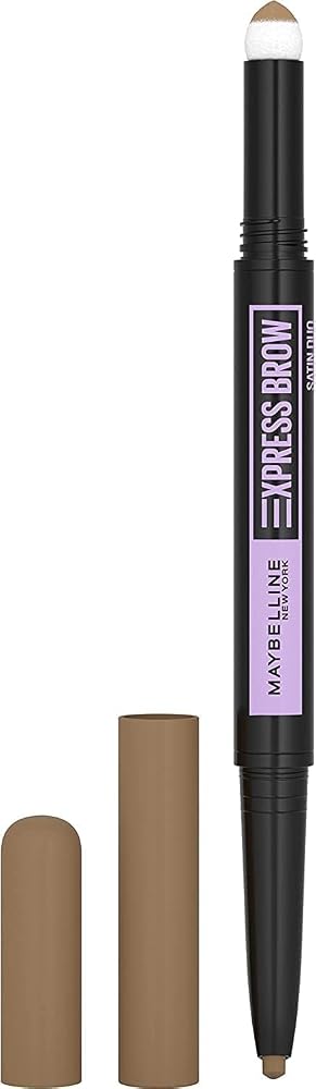 Maybelline New York Express Brow Satin Duo Çift Taraflı Kaş Kalemi - 01 Açık Ton