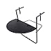 Produktbild Mojawo Balkontisch Schwarz Rattan-Optik Klapptisch Campingtisch Partytisch 60x39cm höhenverstellbar 70cm bis 83cm