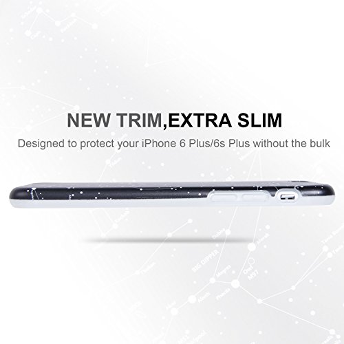 iPhone 6s Plus Case, Imikokoâ„¢ iPhone 6 Plus Marble Galaxy Pattern Star Map Slim-Fit Anti-Scratch Shock Proof [Stone Texture Collection] Print TPU Soft Case for Apple iPhone 6 Plus/6S Plus (5.5 inch)