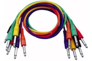 DAP Audio Klinken Mono Patchkabel 90cm - gerade 6er