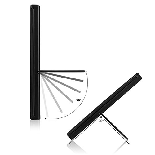 ABCTen Beauty kosmetisches Tri-Fold Spiegel 8 LED-Leuchten Eitelkeit Spiegel Faltbarer Beleuchteter Beleuchtung Schminkspiegel Reise - 2