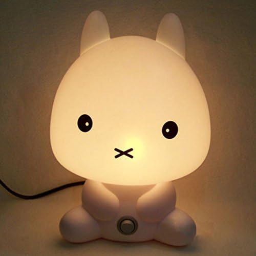 Wastar® Creative Rabbit Nursery Night Light Cute Night Lamp with Converter - Sleep Assistant - Instruction Included