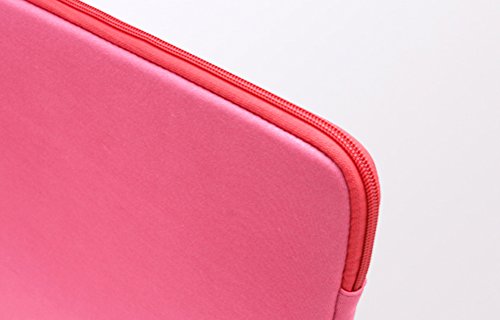 14 Zoll Notebook Tasche Laptoptasche Wasserfest Neoprene Laptop Hülle/ Notebook Computer Tablet Ultrabook Schutzhülle/ Briefcase Carrying Bag/ Pouch Cover/ Skin Cover/ Netbook Tasche/ Ledertasche/ Hülle Für Acer/ Asus/ Dell/ Fujitsu/ Lenovo/ HP/ Samsung/ Sony/ Toshiba Rose - 3