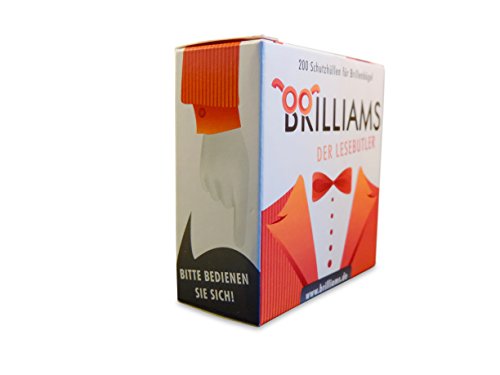 Premium Brillenbügelschutz 200 Stück perfekt für Brillenträger. Schützt die Brillenbügel zuverlässig bei Haarcolorationen / Haarfärbungen und Gesichtsmasken / Brilliams der Lesebutler Brillenschutz - 3