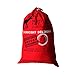 Produktbild Christmas Eve Santa Sack personalisierbar Große Geschenktüten für Weihnachten mit Rentier Kunstdruck diarylook (68,6 x 48,3 cm) rot