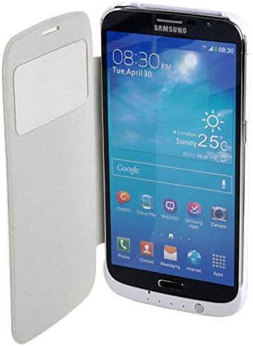 BAIDATONG 031 5200mAh power case for SAMSUNG i9200 External Battery Backup Charger Case Pack Power Bank for i9200 (Belt leather white)