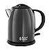 Produktbild Russell Hobbs 20192-70 Kompakt-Wasserkocher Colours Plus+ Storm Grey, 2200 Watt, 1.0l, Schnellkochfunktion, grau