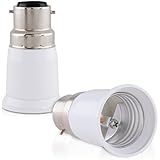 Adattatore Portalampada E27 A B22 - Confezione Da 3 - Per LED, Alogene E Fluorescenti - Max 250V/2A - Foto 10