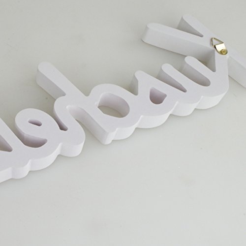 Schriftz Kuschelzone Holz grau/wei - 2