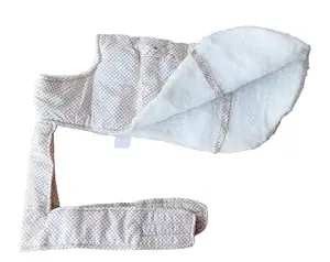 Best Dogista Winter Dog Coat Jacket with Heavy Fur Ultra Warm Wind & Water Proof in Polka dot Cloth Mouse 10 inch Small