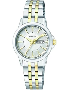 Citizen Damen-Armbanduhr Analog Quarz Edelstahl EQ0608-55AE