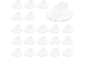 UEAVOID 20 Stück Namenskartenständer Acryl Spielkartenhalter Fotohalter Brettspielstücke Kunststoff Tischkartenhalter Kleiner Kartenständer für Fotos Memos Bilder Menüs (Transparent)