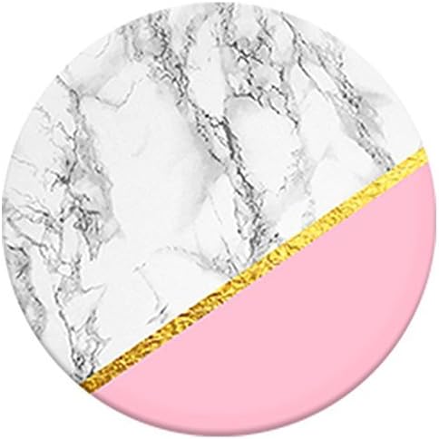 Multi-Functional Holder and Extension Stand and Handle for Smartphones and Tablets – Pop Holder for iPhone (Marble Chic)
