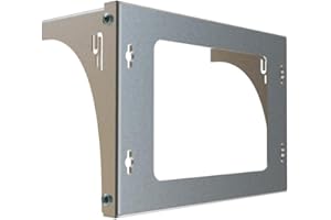 Stalflex Montage Mural Serveur Baie de Brassage 10 Pouces 2U - Rack Serveur Fabriqué en Acier - Racks pour Ordinateur et Serveur - Capacité de Poids 176lbs/80kg