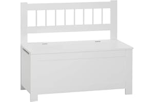 ATMOSPHERA CREATEUR D'INTERIEUR Atmosphera - Banc Coffre Enfant Blanc en Bois