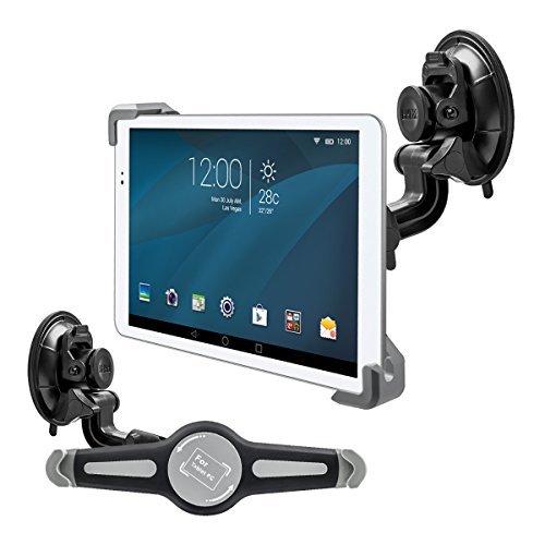 kwmobile KFZ Scheiben Halterung für Huawei MediaPad T1 10 – PKW Auto Halter mit Saugnapf in Schwarz - 5