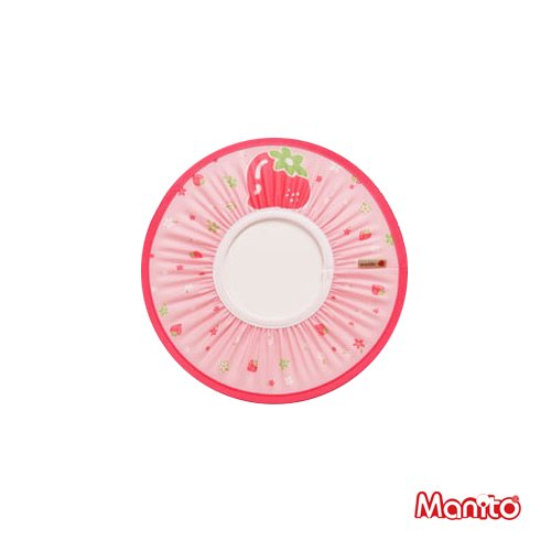 [Manito] Fruit Shampoo Cap / Capretto del bambino Bambino Adulto Shampoo Doccia Hat Cap capelli della lavata Shield (Strawberry)