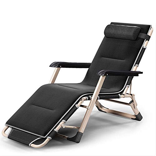 Wenzhihua Letto Pieghevole Portatile Letto Pieghevole Sedia a Sdraio Pausa Pranzo Sedia Durevole for dell'interno Ufficio Balcone Patio Garden Beach Outdoor per Camping Office Balcone Lounge