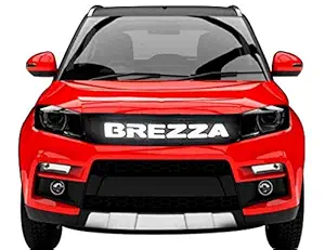 CAR SAAZ White Alpha Led Front Grill Compatible with Vitara Brezza Type 1 (2016-2019)