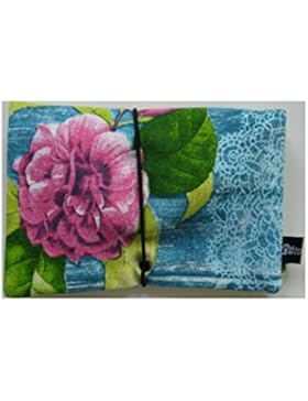 Büroteuse Tabaktasche / Drehertasche im buntem Love Design, jede Tasche ein Unikat!