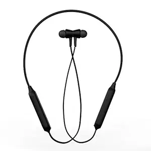 Zebronics Zeb Monk Wireless In-Ear Neckband Earphone with Active Noise Cancellation (ANC) supporting Bluetooth with Magnetic Earpiece, Smart Touch Controls, Call Function, Water Resistant & Voice Assistant (Black)