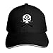 Produktbild LUXNG Snapback Cap, Totenkopf und Ryoba Crossbones Herren Baseballmütze, Unisex, Sportswear Sandwich Peak Cap