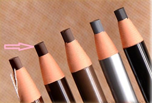 ningteng Pencil Waterproof Pencil Brush Women Eyebrow Pencil (Brown)