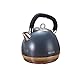 Price comparison product image bpblgf L@TX Electric Filter Kettle Stainless Steel 1.8 L, 1800 W Automatic Power Basics Kettle, Dark gray