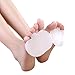 Price comparison product image Forepin® 2PCS Soft Gel Silicone Bunion Corrector Toe Protector Straightener Spreader Front Foot Pad Foot Care Tool Toe Spreaders for Men Women Apple Shaped Washable and Reusable Medical Gel - white