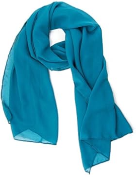 ManuMar Schal für Damen | feines Hals-Tuch in Unisex-Farben Uni-farben als perfektes Sommer-Accessoire | Das ideale...