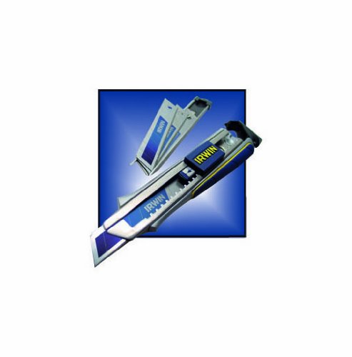 Irwin Heavy Duty Cutter-Abrechklingenmesser 18 mm, Feststellschraube, ProTouch 2K-Griff, 10507106 - 4