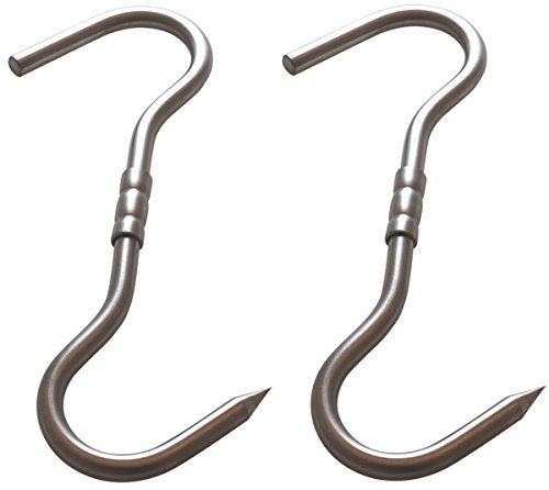 Fleischhaken-Drehhaken 28 x 15 cm Ø 12 mm - 2 Stück