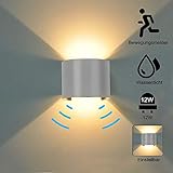 ☀ 【Innen und Außen geeignet】 Diese wasserdichte LED Wandleuchte kann im Freien wie Park, Garten usw. installiert werden. Es ist auch für den Innenbereich wie Wohnzimmer, Schlafzimmer, Balkon, Flur, Bad, Ausstellungshalle, Bar, Café, Galerie geeignet. Sie können nicht nur Ihren Raum beleuchten, sondern auch ein eleganteres Leben bringen.