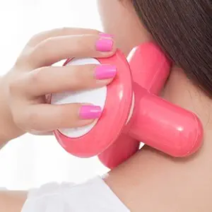 JAPVA MART? Mini Body Massager for Head Neck Shoulder Back Leg Foot Pain Relief for Men Women Fat Reduction Joint Pains Relief Muscle Relaxation Full Vibration with Powerful Portable Compact USB CABLE