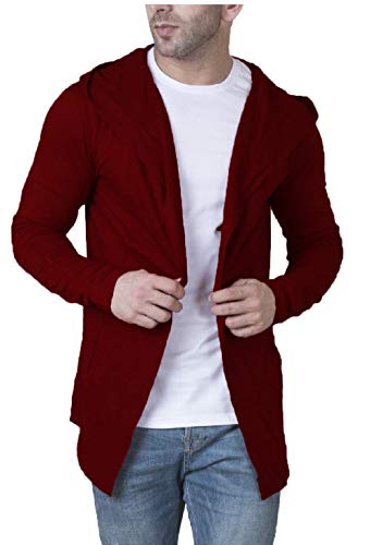 Buy Veirdo Men's Cotton Blend Hooded 