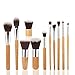 Produktbild WZNB Make Up Pinsel Kosmetik-Set-Pinsel Kosmetik-Pinsel Umwelt-Bambus-Kosmetik-Set-Pinsel 11 Bambus-Griff-Kosmetikbürsten
