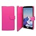 Produktbild LG Stylus 3 LG m400dk Brieftasche Buch Flip in Lila Farbe Hülle