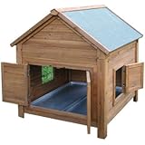 Kerbl Kleintierstall für Hühner oder Kaninchen, 105 x 100 x 108 cm