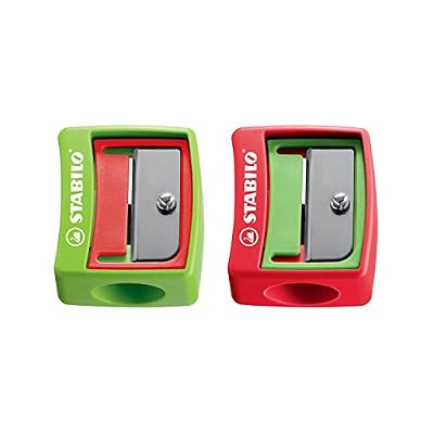 STABILO woody 3in1 - Lot de 2 taille-crayons