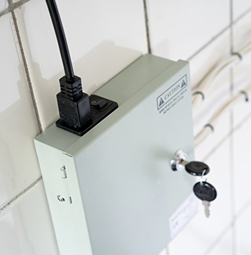 Preisvergleich Produktbild Nordstrand 9 Kanal Leistungsnetzteil für CCTV Kamera Videoüberwachung, Überwachungsanlagen, Diebstahlschutz-Anlagen - Neues Modell 2018 Mini-Größe - Ausgang 12V DC 5A