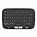 Produktbild JUSTOP Wireless Touchpad mit Mini-Tastatur, Multi-Touch Controll Pad, wiederaufladbar, inklusive 2,4 GHz Nano Receiver) Dongle, für PC Google Android Smart TV Box Media Mini TV PC Stick HTPC IPTV Laptop Raspberry PI 3 PS3 XBOX usw.
