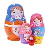 Holz machte traditionelle Matroschka-Puppen, das perfekte Material und handgemachtes Kunsthandwerk sorgen dafür, dass Puppen haltbarer sind